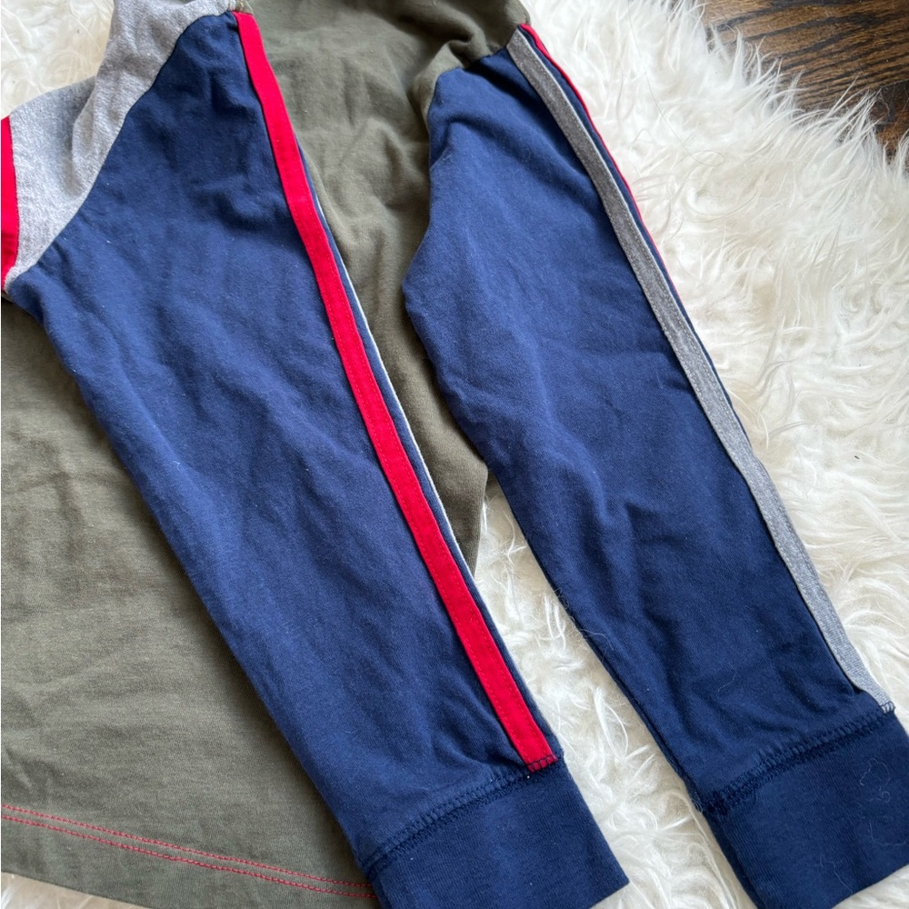 Hanna Andersson boys colorblock long sleeve tee size 6-7 - Picture 9 of 10
